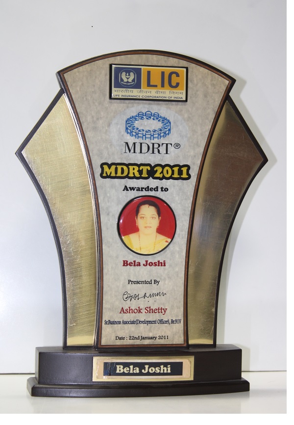 LIC  - Achieved the MDRT criteria in 2011