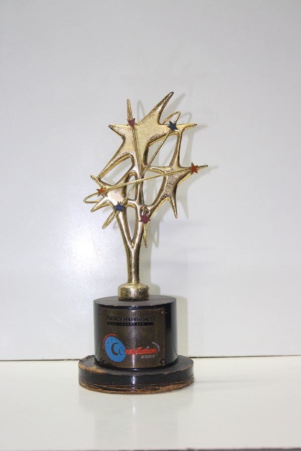 ICICI PRUDENTIAL-Achieved CONSTELLATION AWARD 2003