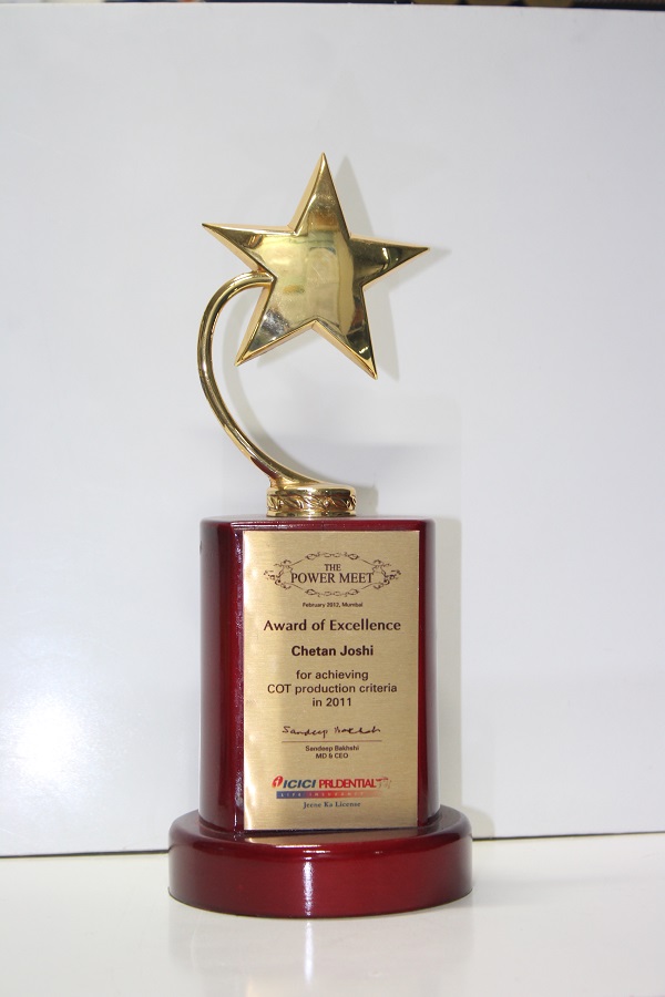 ICICI PRUDENTIAL-Achieved the COT criteria in 2011