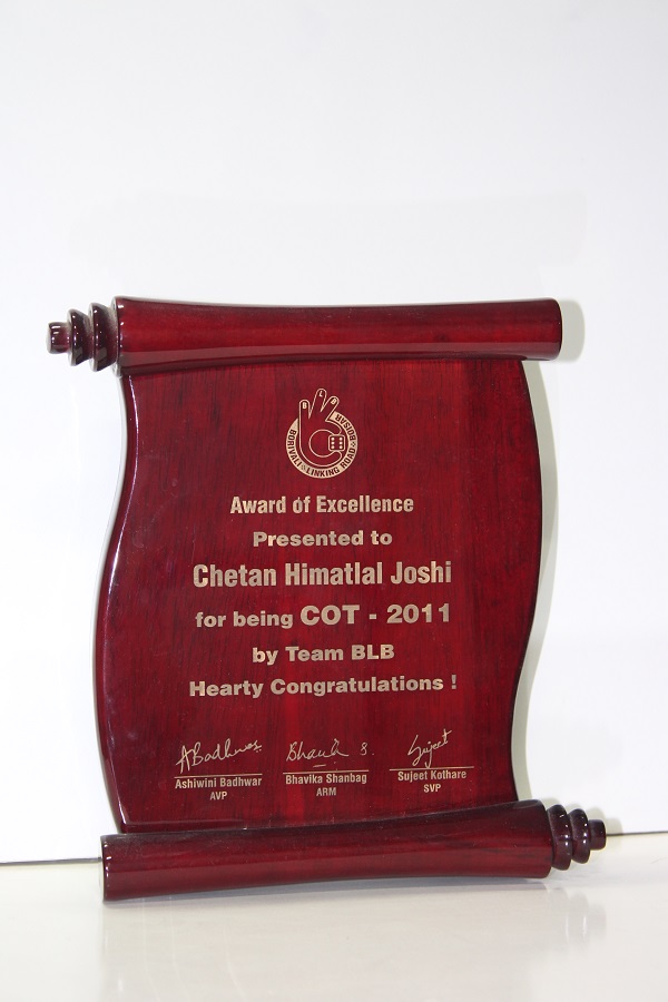 ICICI PRUDENTIAL-Achieved the COT criteria in 2011