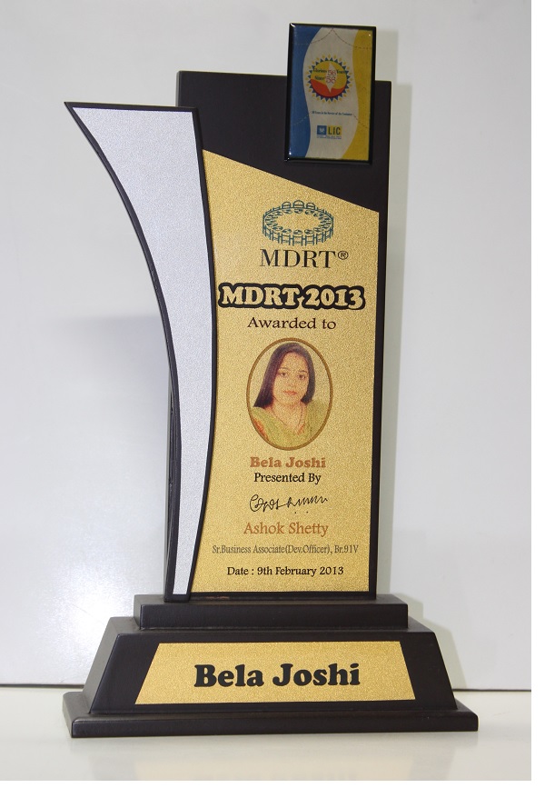 LIC - Achieved the MDRT criteria in 2013