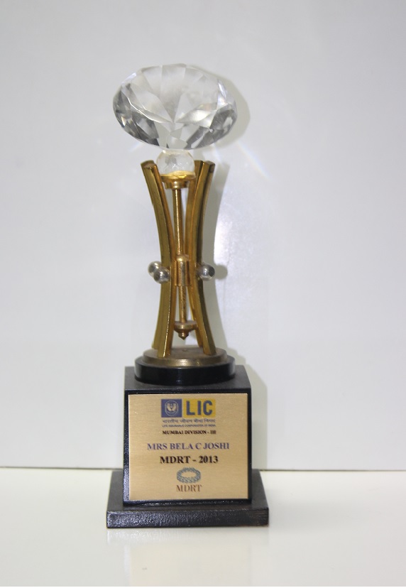 LIC - Achieved the MDRT criteria in 2013