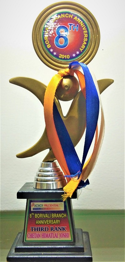 IPRU-Awarded 3rd in 8th Borivli Branch Anniversary