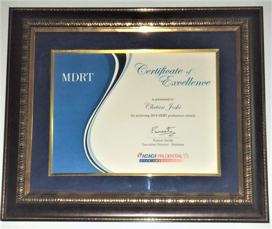ICICI PRUDENTIAL - Achieving MDRT criteria 2014