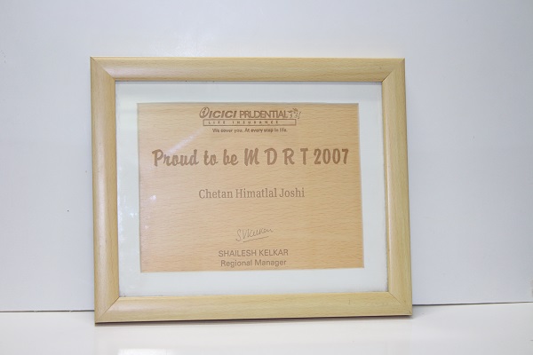 ICICI PRUDENTIAL - Achieving MDRT criteria in 2007